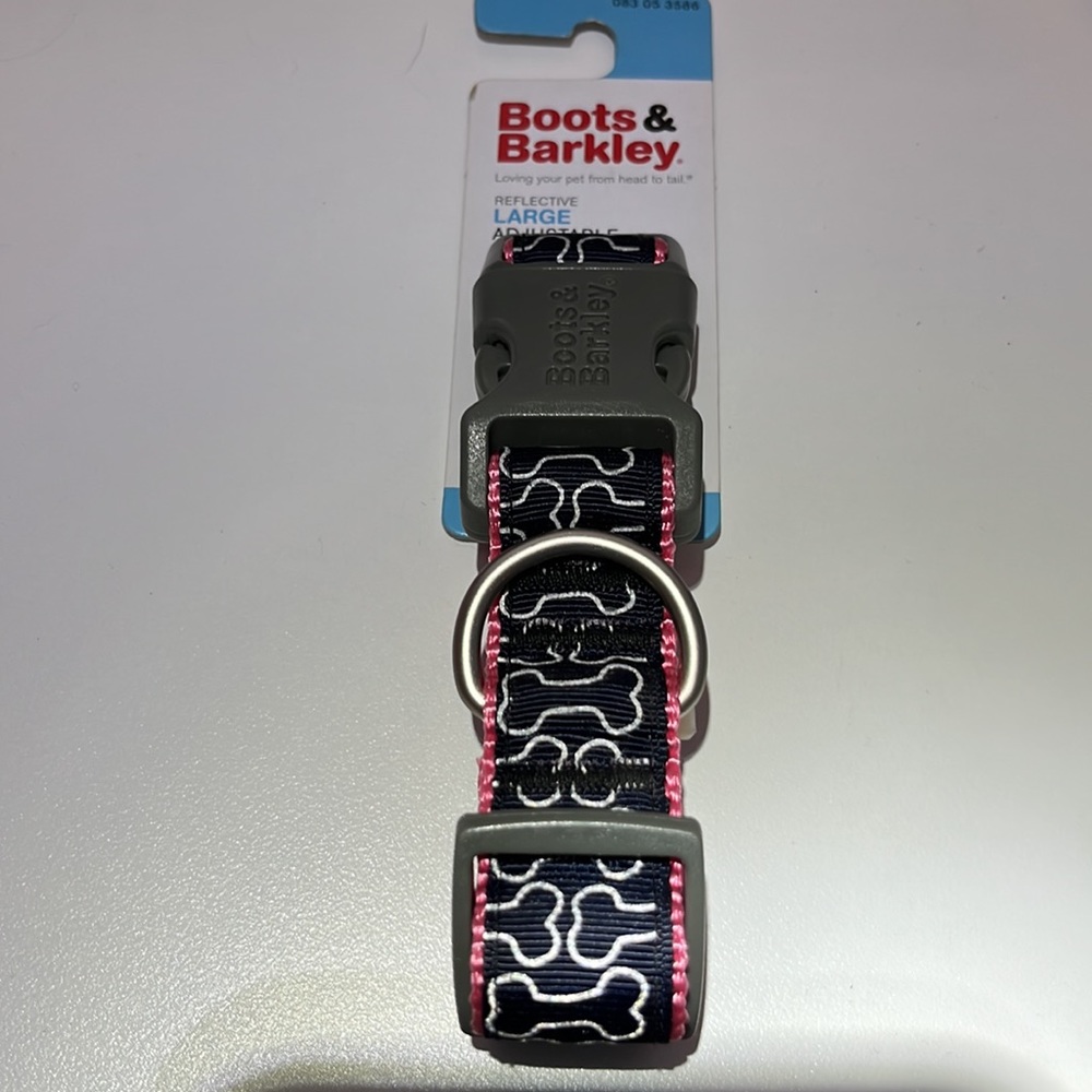 Boots & Barkley Reflective Dog Collar-Large
